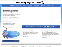 Tablet Screenshot of moldrup-dyreklinik.dk